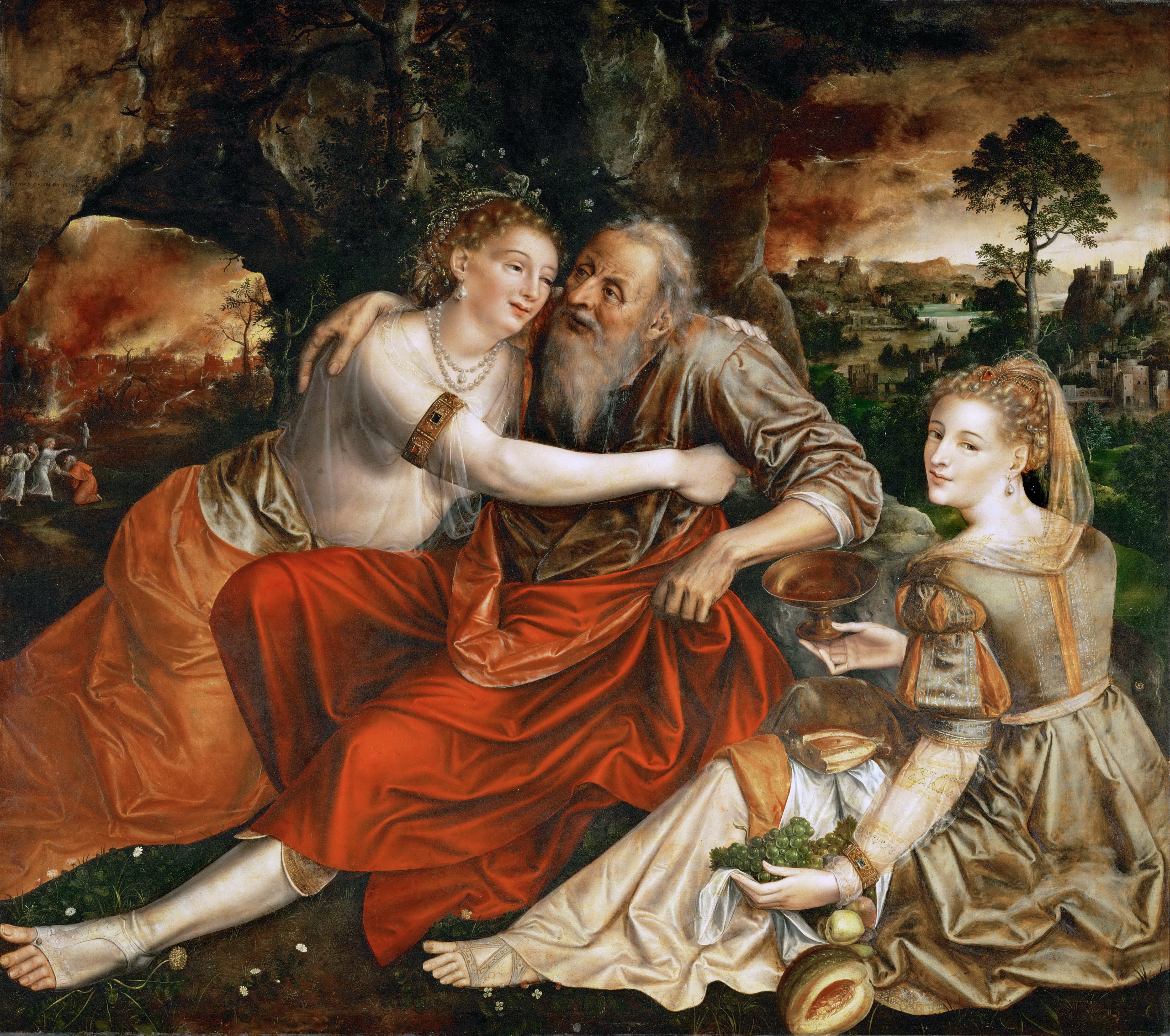 Lot and his daughters